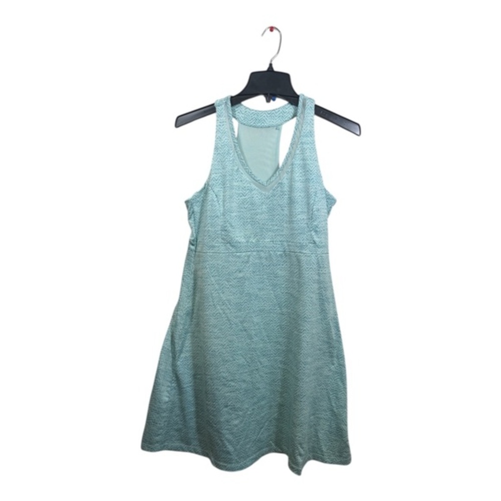 Mondetta Dress Womens Size Medium Green Athletic A-Line Sleeveless Summer